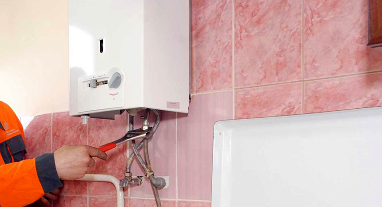 Установка газовой плиты, колонки, газового счетчика